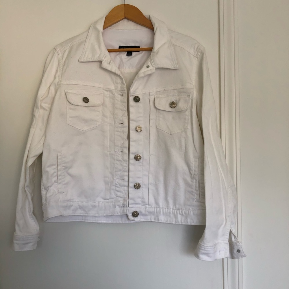 Classic Lee White Denim Jacket